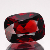 RARE! LARGE! Ceylon NATURAL Untreated VS eye clean top royal red precision cushion cut Spinel 9.60ct.