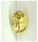 RARE Ceylon NATURAL UNTREATED VS eye clean top canary yellow precision diamond cut oval sapphire from Sri Lanka 1.27ct.