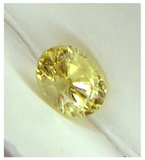 RARE Ceylon NATURAL UNTREATED VS eye clean top canary yellow precision diamond cut oval sapphire from Sri Lanka 1.27ct.