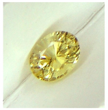 RARE Ceylon NATURAL UNTREATED VS eye clean top canary yellow precision diamond cut oval sapphire from Sri Lanka 1.27ct.