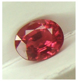 RARE Ceylon  VS eye clean top orange-pink {padparadscha} precision oval cut Spinel  2.34ct.