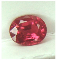 RARE Ceylon  VS eye clean top orange-pink {padparadscha} precision oval cut Spinel  2.34ct.