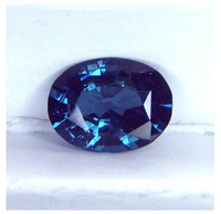 RARE Ceylon NATURAL Untreated VVS clean top cobalt blue precision oval cut Spinel from Sri Lanka 2.32ct.