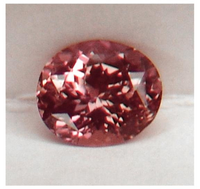 Ceylon NATURAL Untreated VS-VVS clean matched color pair of intense top padparadscha precision oval cut Sapphire 2.10tcw.