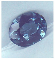 Ceylon  NATURAL UNTREATED VVS clean medium blue precision oval cut Spinel from Sri Lanka 1.20ct.