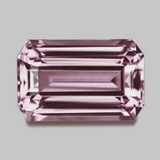 Ceylon natural untreated VS eye clean top pastel pink precision emerald cut Spinel from Sri Lanka 3.24ct.