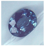 Ceylon  NATURAL UNTREATED VVS clean medium blue precision oval cut Spinel from Sri Lanka 1.20ct.