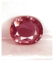 Ceylon NATURAL UNTREATED VS eye clean intense top burgundy red[maroon] precision oval cut Sapphire from Sri Lanka 2.72ct.