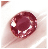 Ceylon NATURAL UNTREATED VS eye clean intense top burgundy red[maroon] precision oval cut Sapphire from Sri Lanka 2.72ct.