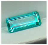 Colombian RARE Chivor Mine untreated VVS intense blue green precision emerald cut Emerald 1.82 ct.