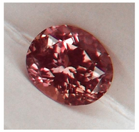 Ceylon NATURAL Untreated VS-VVS clean matched color pair of intense top padparadscha precision oval cut Sapphire 2.10tcw.