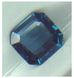 Ceylon NATURAL UNTREATED VS eye clean intense blue precision emerald cut Spinel from Sri Lanka 1.95ct.