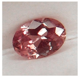 Ceylon NATURAL Untreated VS-VVS clean matched color pair of intense top padparadscha precision oval cut Sapphire 2.10tcw.