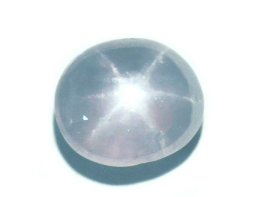 Ceylon UNTREATED clean light blue round star sapphire from Sri Lanka 3.60ct.