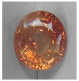 Ceylon NATURAL unheated untreated VS eye clean pinkish-orange Padparadscha precision oval cut sapphire from Sri Lanka 3.35ct.