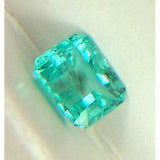 Colombian RARE untreated VS intense medium green precision emerald cut Emerald 1.00 ct.