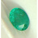 Colombian RARE untreated VS intense medium green precision oval cut Emerald 1.10 ct.