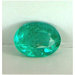 Colombian RARE untreated VS intense medium green precision oval cut Emerald 1.10 ct.