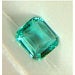 Colombian RARE UNTREATED VVS intense green precision emerald cut Emerald 1.04 ct.