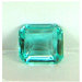 Colombian RARE UNTREATED VVS intense green precision emerald cut Emerald 1.04 ct.