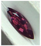 Ceylon NATURAL UNTREATED VVS clean top burgundy red precision marquise cut Spinel from Sri Lanka 3.04ct.