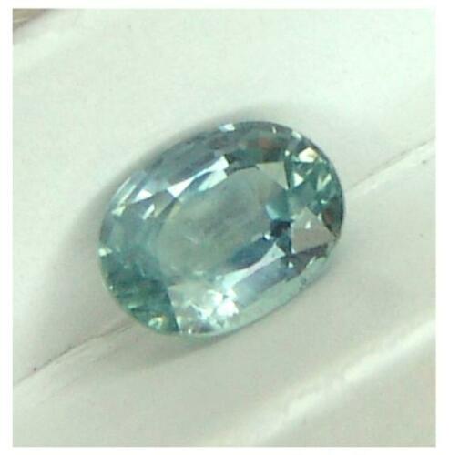 Ceylon untreated teal blue precision cut oval sapphire 2.82ct.